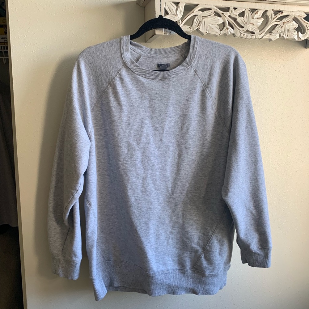 Grey crew neck
